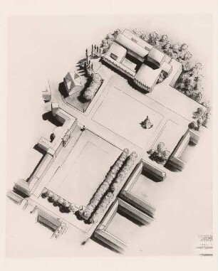 Staatstheater Kassel: Foto von Inv.Nr. 35784 (Ausschnitt): Isometrie