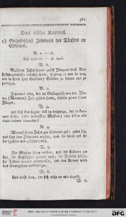 Das eilfte Kapitel