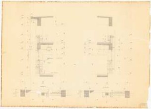 Evangelisches Gymnasium »Zum Grauen Kloster«, Berlin-Wilmersdorf Erweiterungsbau: 4 Detailschnitte, Wand-, Decken- und Fensteranschlüsse, ca. 1:10