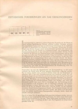 Zeitgemässe Förderungen an das Siedlungswesen [Schluß]