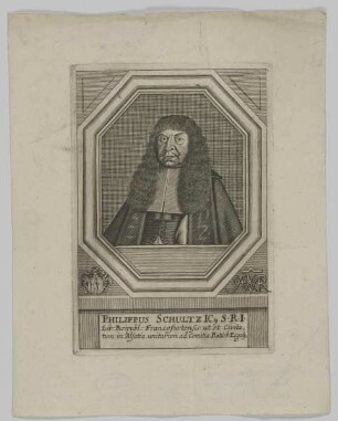 Bildnis des Philippus Schultz