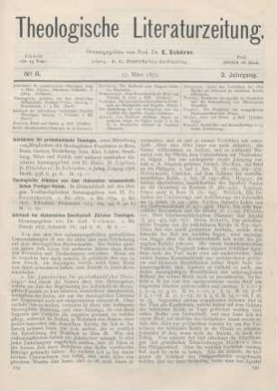 129-133 [Rezension] Evertsbusch, Fr. (Hrsg.), Theologische Arbeiten aus dem rheinischen wissenschaftlichen Prediger-Verein. 1. Bd. 1872. 2. Bd. 1874. 3. Bd. 1877