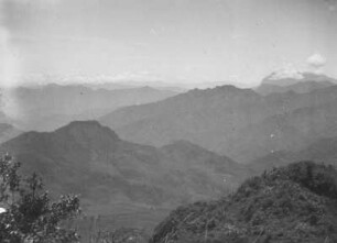 Der Cerro Zempoaltepec : Blick auf das Gebirge des Cerro Zempoaltepec