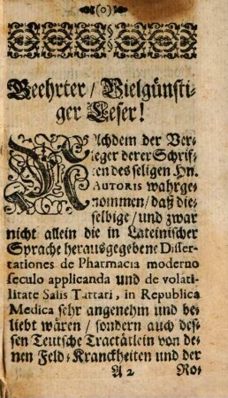 Zwey teutsche Tractätlein von Feldkrankheiten und rothen Ruhr