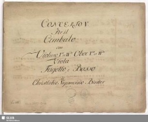 Concertos - Mus.3117-O-6 : cemb, orch : A