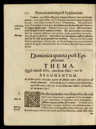 Dominica quarta post Epiphaniam.