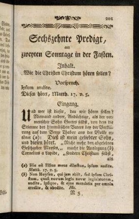 201-208, Inhalt; Vorspruch; Eingang; Einleitung; Erster Theil