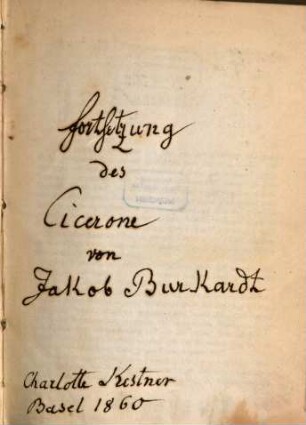 Der Cicerone : eine Anleitung zum Genuss der Kunstwerke Italiens, 2