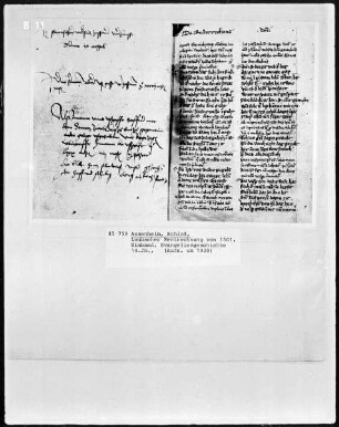 Laubacher Rentrechnung (Einband Evangeliengeschichte 14. Jahrhundert)