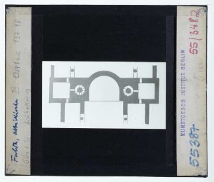 Fulda, Dom : Grundriss des Ostbaus, otton. Zustand