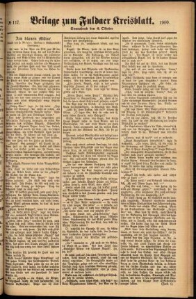 Zweite Ausgabe vom Samstag, den 06. Oktober 1900.