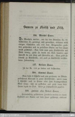 Saucen zu Fleisch und Fisch