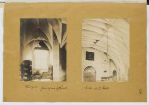 Schloss Wurzen: Innenansichten (aus: Skizzen- und Fotoalbum 20)