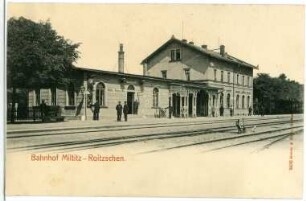 Miltitz. Bahnhof Roitzschen