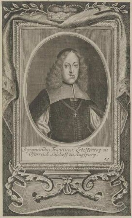Bildnis von Sigismundus Franciscus, Bischof von Augsburg