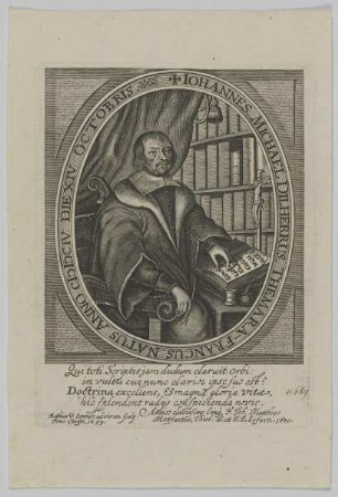 Bildnis des Iohannes Michael Dilherrus