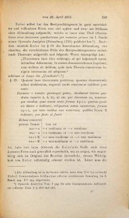 22. April 1875. Gesammt-Sitzung der Akademie : Auszug aus dem Monatsbericht der Königl. Akademie der Wissenschaften zu Berlin