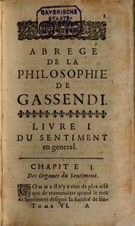 Abregé De La Philosophie De Gassendi : En VIII. Tomes. 6