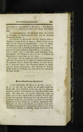 Korrespondenz-Journal