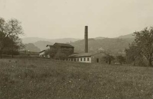 Graupen (Krupka / Tschechien). Zinnbergwerk. Schachtgebäude