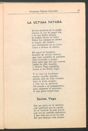 La última payada