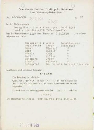 Heudorfer, Georg