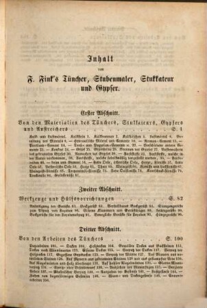 Der Tüncher, Stubenmaler, Stukkator und Gypser : Praktisches Hand- und Hülfsbuch für Architekten und Bauhandwerker, sowie für Bau- und Gewerbschulen