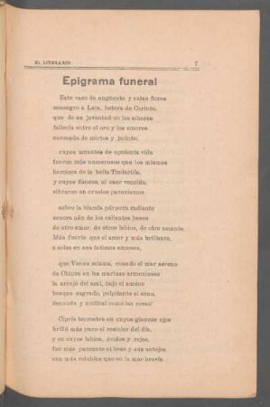 Epigrama funeral