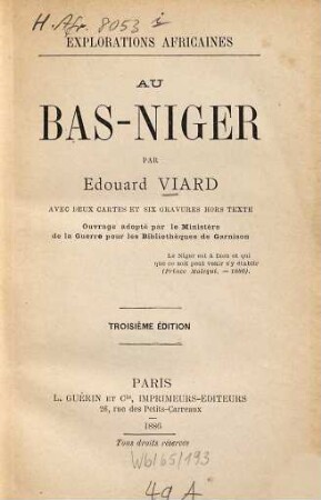 Au Bas-Niger