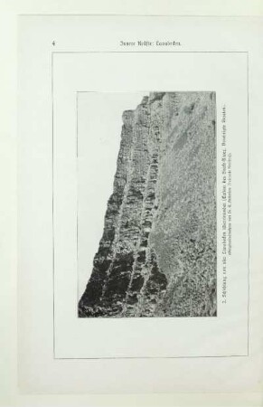 2. Schichtung von vier Lavadecken übereinander (Canon des Snake-River, Vereinigte Staaten)