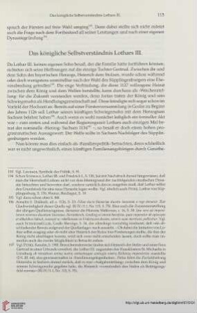 Das königliche Selbstverständnis Lothars III.