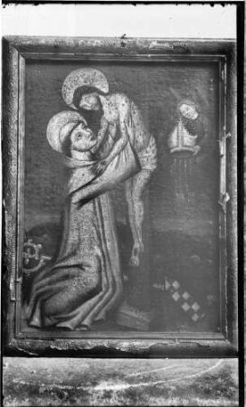 Kloster Lichtental Ölgemälde Heiligen Franziskus nimmt Christus vom Kreuz (17. Jahrhundert)