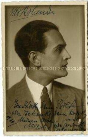 Otto Roland, mit Autograph