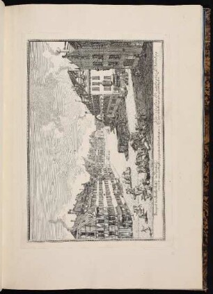 Prospect des Laufferplatzes in Nürnberg. - Innerer Laufer Platz, Nürnberg