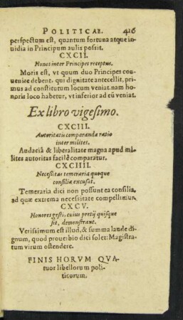 Ex libro vigesimo.
