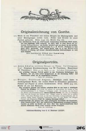Originalporträts (Nr. 910-925)