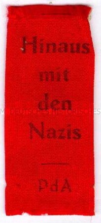 Partei der Arbeit (PdA), Forderung nach Ausweisung von Faschisten aus der Schweiz