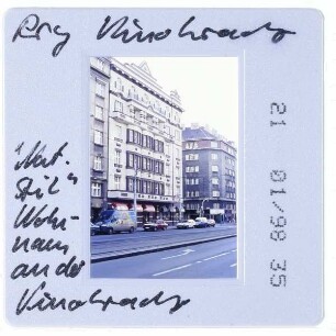 Prag, Wohn- und Geschäftshaus Vinohradská 122