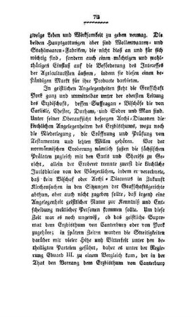 Kirchliche. Verfassung von Yorkshire.