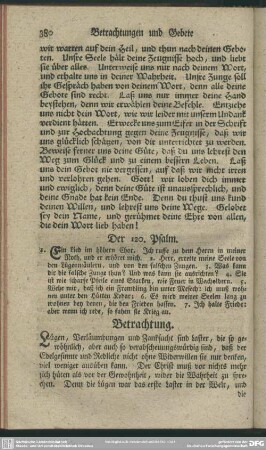 Der 120. Psalm
