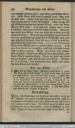 Der 120. Psalm