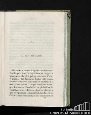 XVI. La Nuit Des Noces.