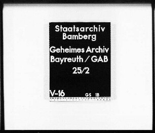 Übersicht der Differenzen mit Benachbarten, besonders der Reichsritterschaft