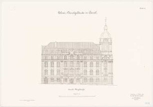 Polizeidienstgebäude, Kassel: Ansicht 1:100