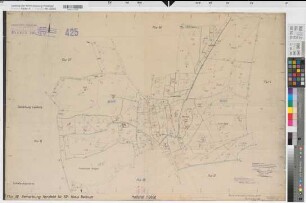Herzfeld (Lippetal), Flurbereinigung Herzfeld-Düllo, Schätzungskarte Herzfeld Flur 38