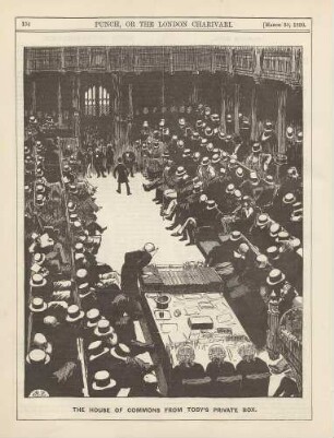 The House of Commons from Toby's private box