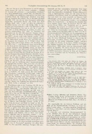 916-917 [Rezension] Wächter, Ludwig, Jüdischer und christlicher Glaube