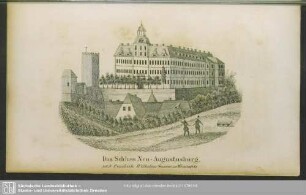 Das Schloss Neu-Augustusburg, jetzt Friedrich Wilhelms Caserne zu Weissenfels