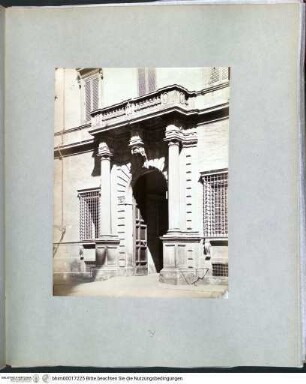 I Rome architectureRom, Palastportal - Rotes Album I (Architektur antik und modern)