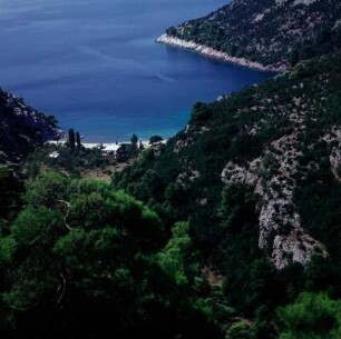Skopelos. Limnandri-Bucht im Süden der Insel